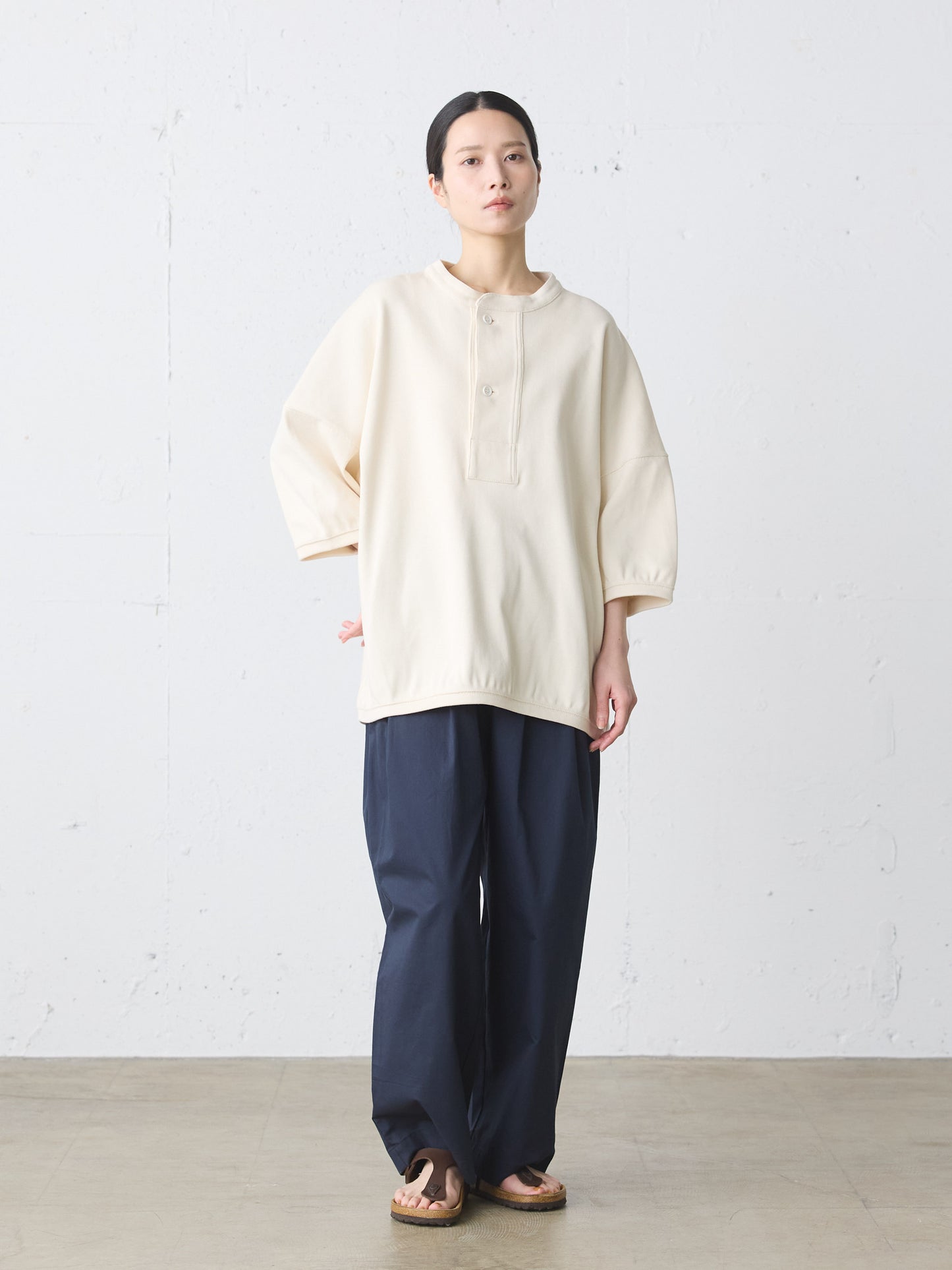 henry neck pullover