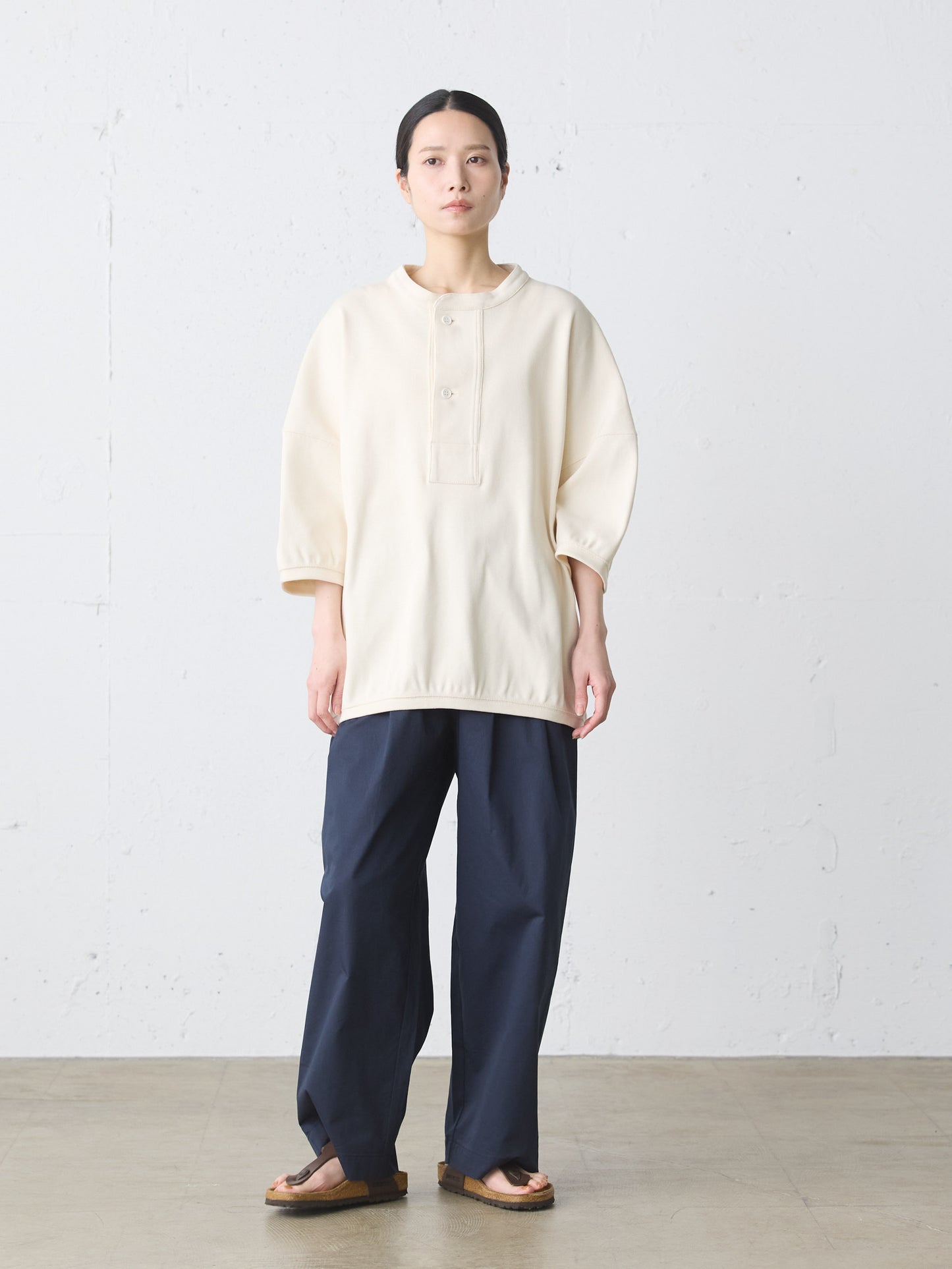 henry neck pullover