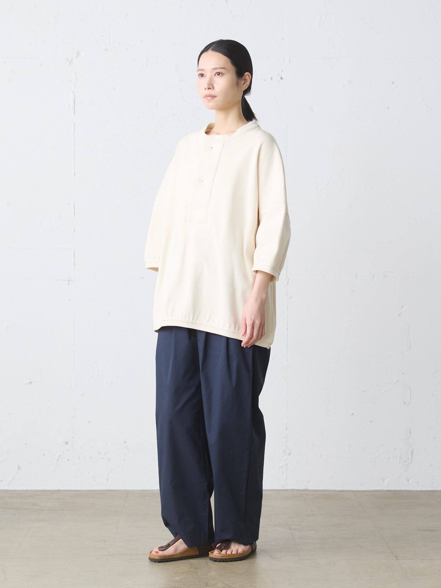 henry neck pullover
