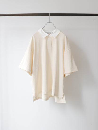 wide polo pullover