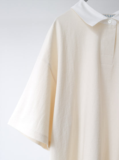 wide polo pullover