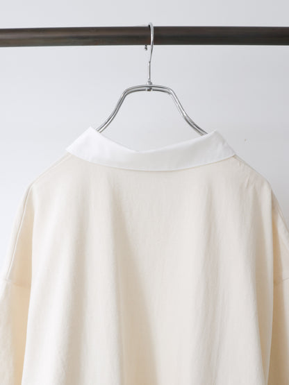 wide polo pullover