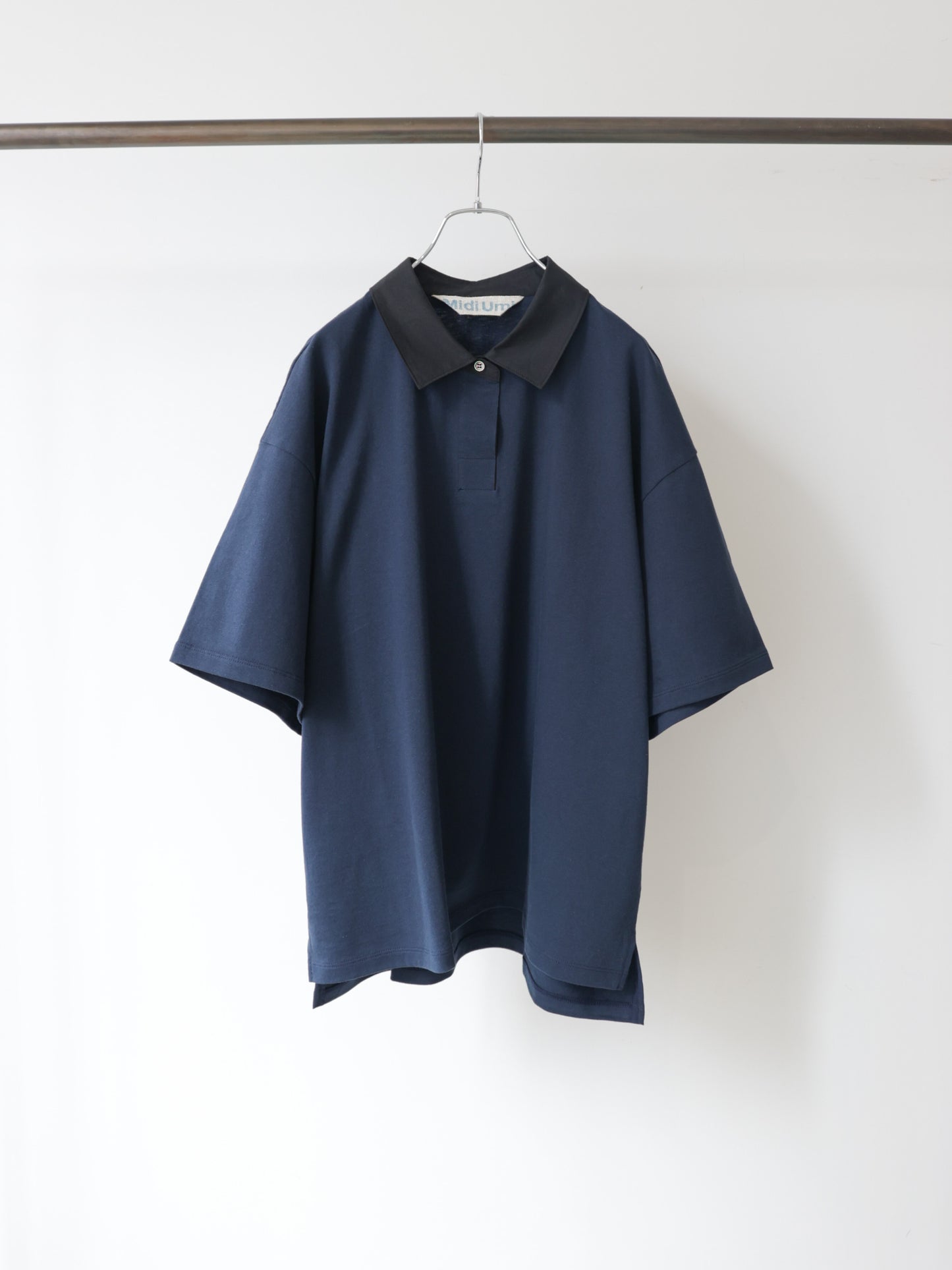 wide polo pullover