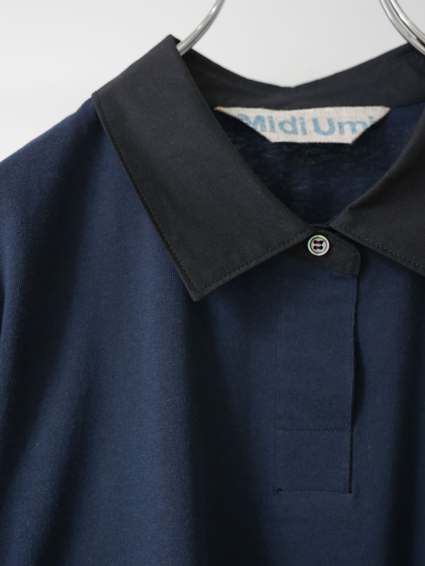 wide polo pullover
