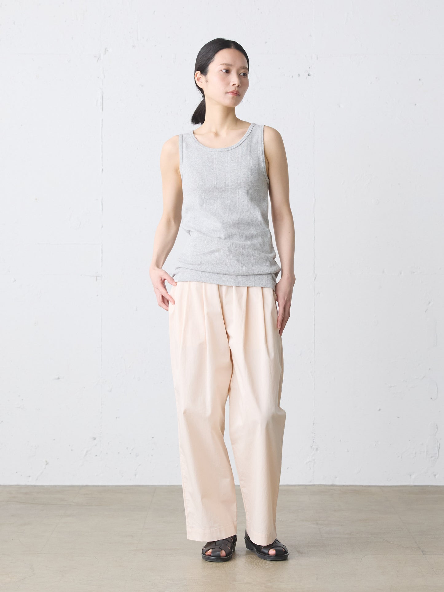 eyeret mesh tank top