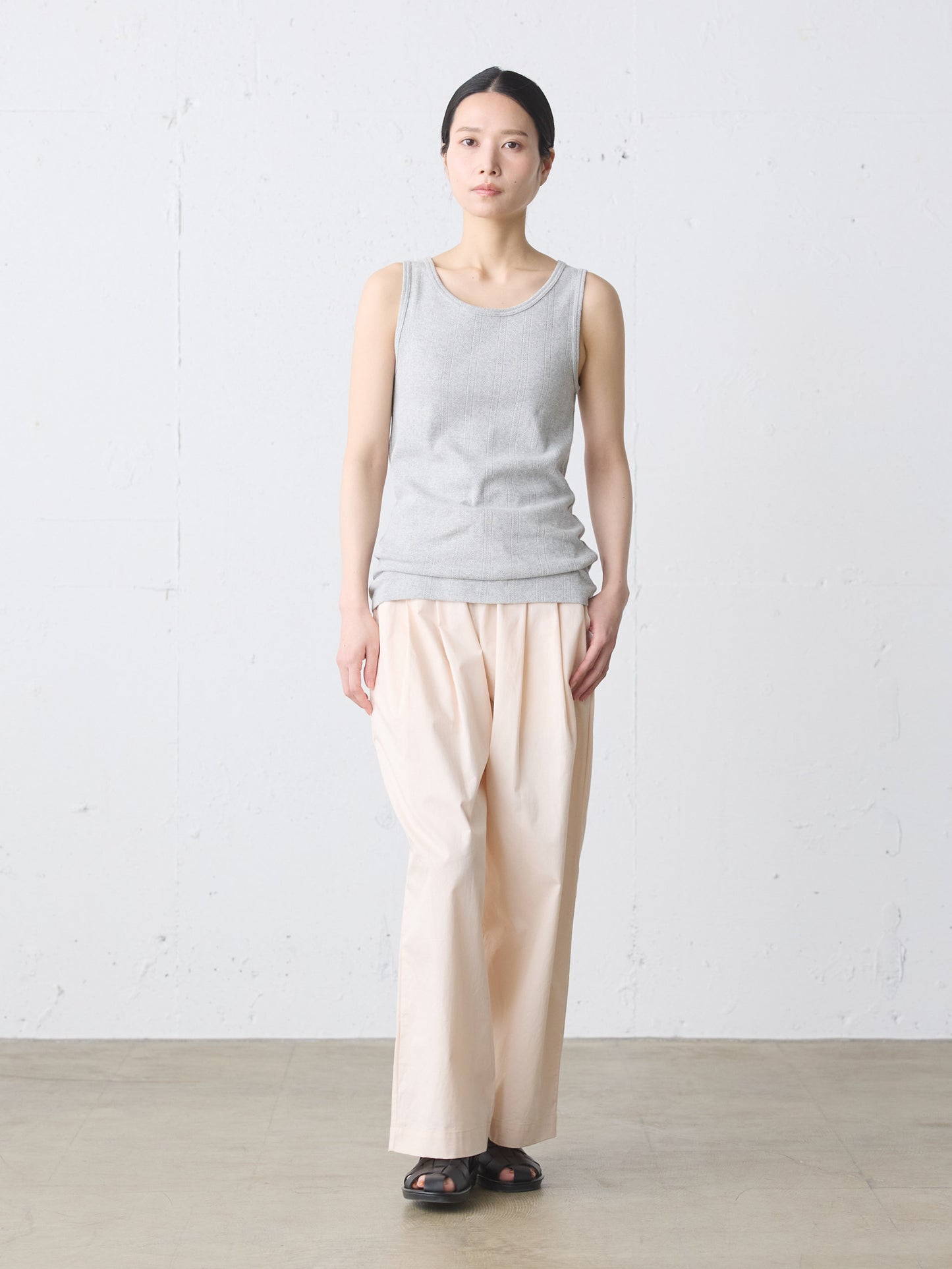 eyeret mesh tank top