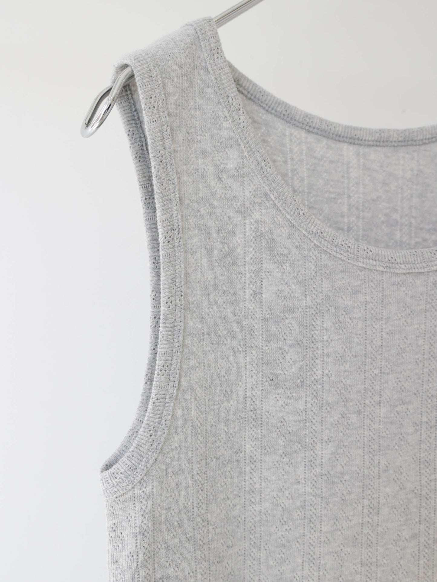 eyeret mesh tank top