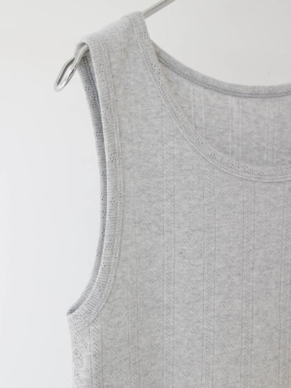 eyeret mesh tank top