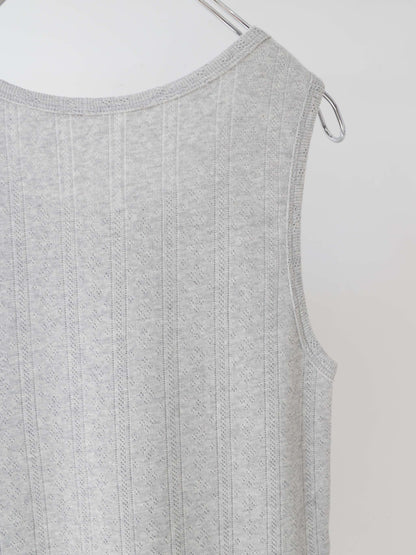 eyeret mesh tank top