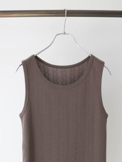 eyeret mesh tank top