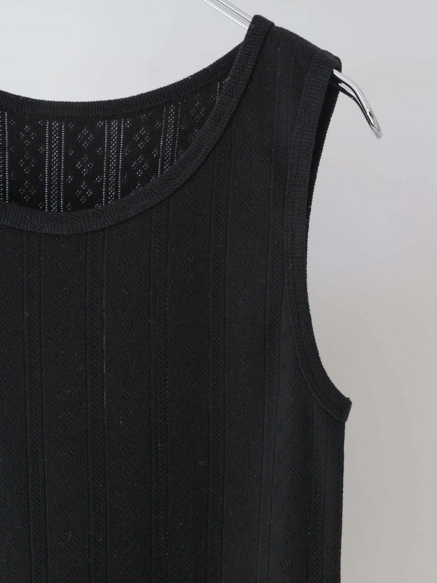 eyeret mesh tank top