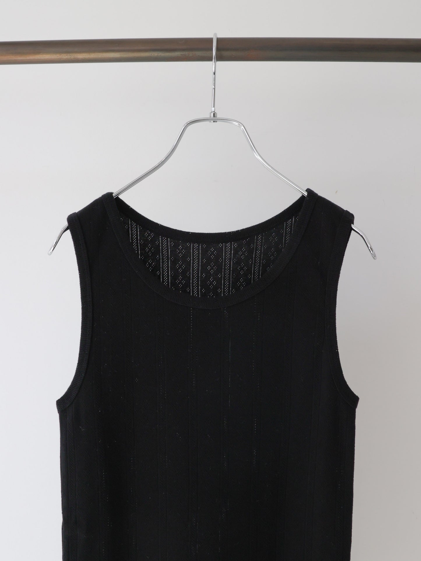 eyeret mesh tank top