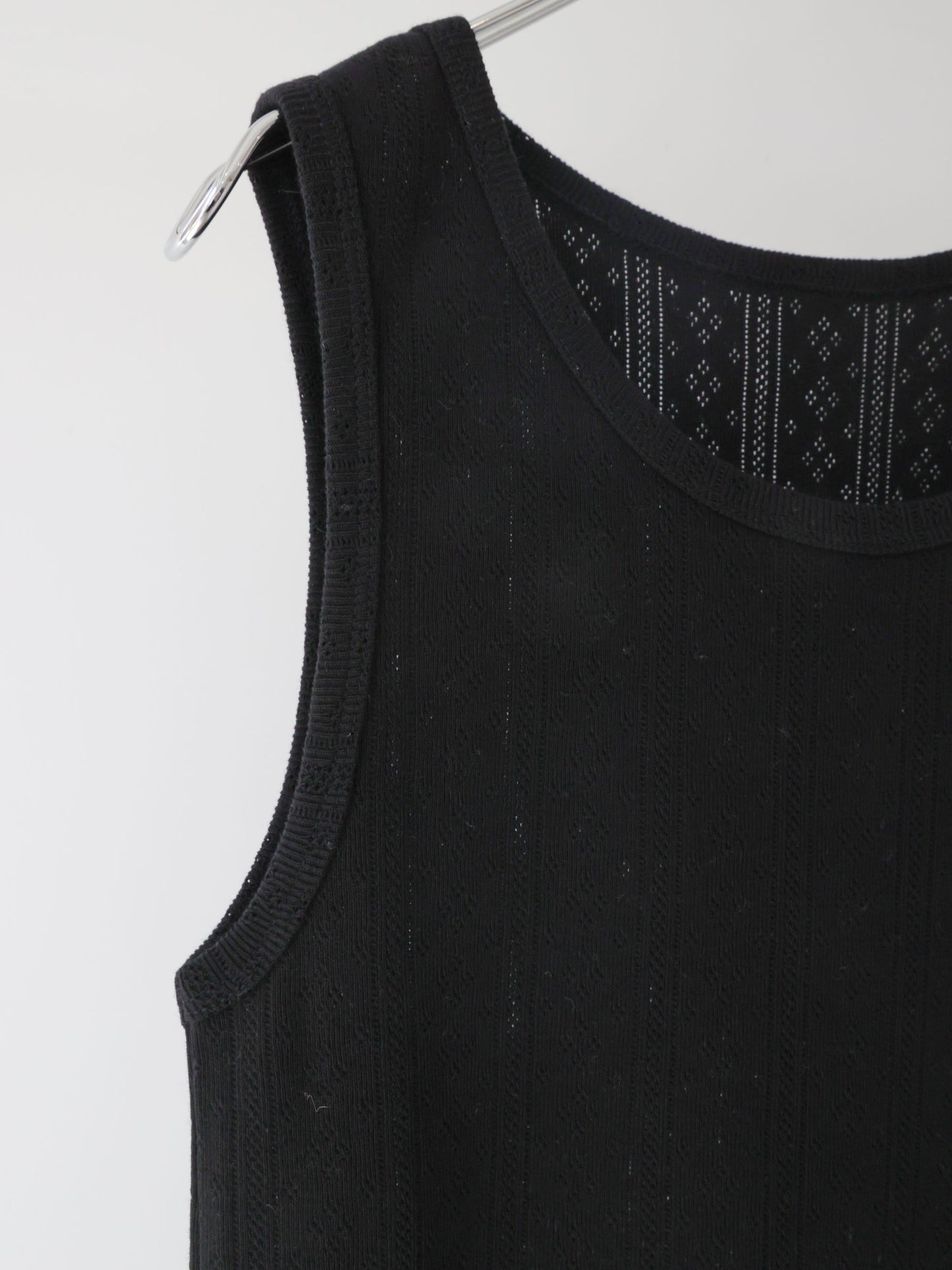 eyeret mesh tank top