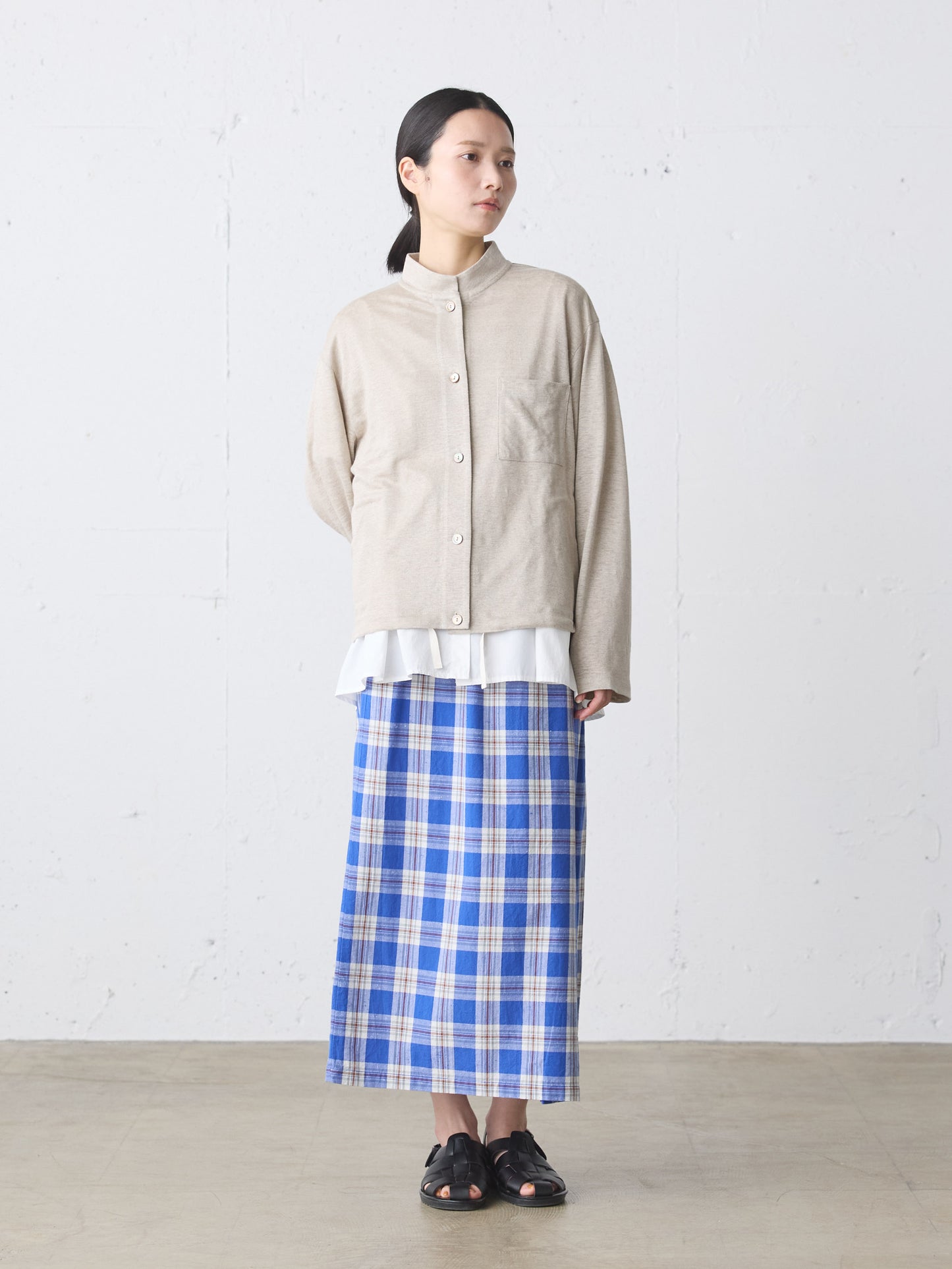 linen stand cardigan