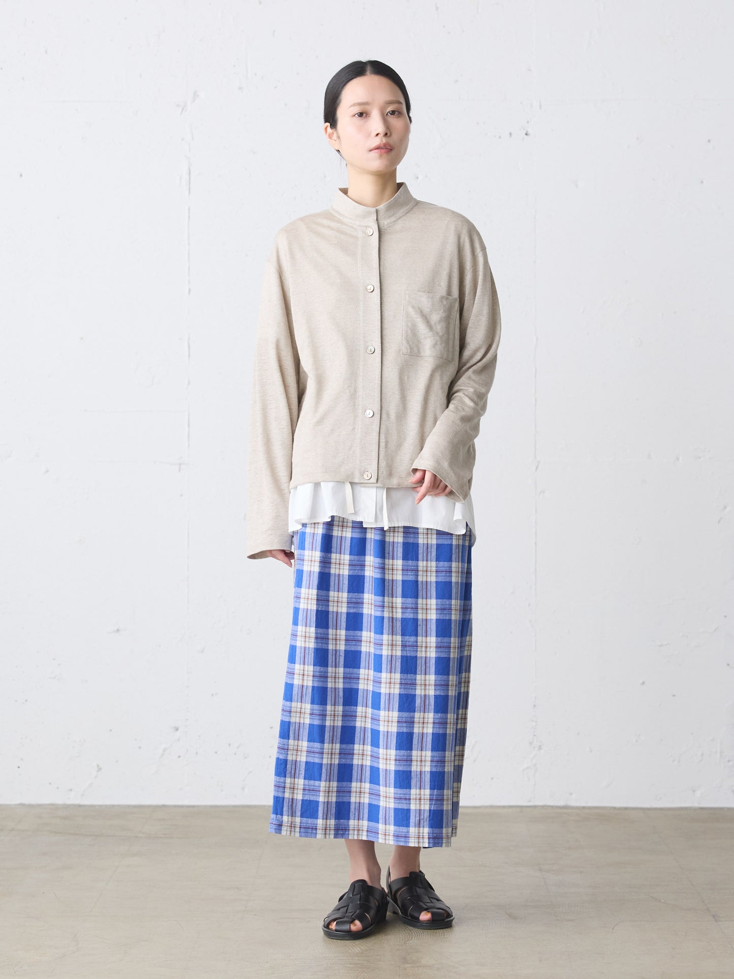 linen stand cardigan