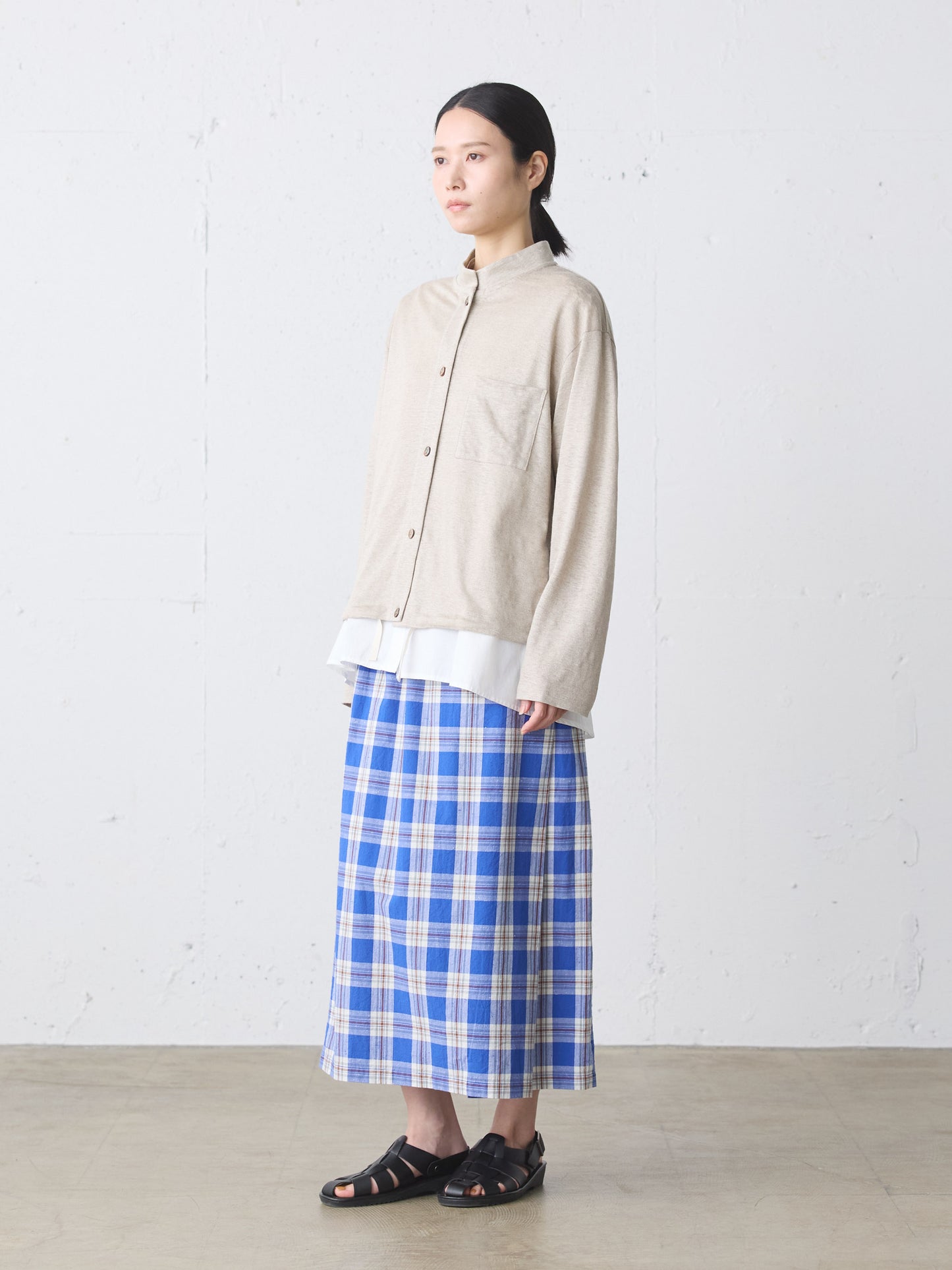 linen stand cardigan
