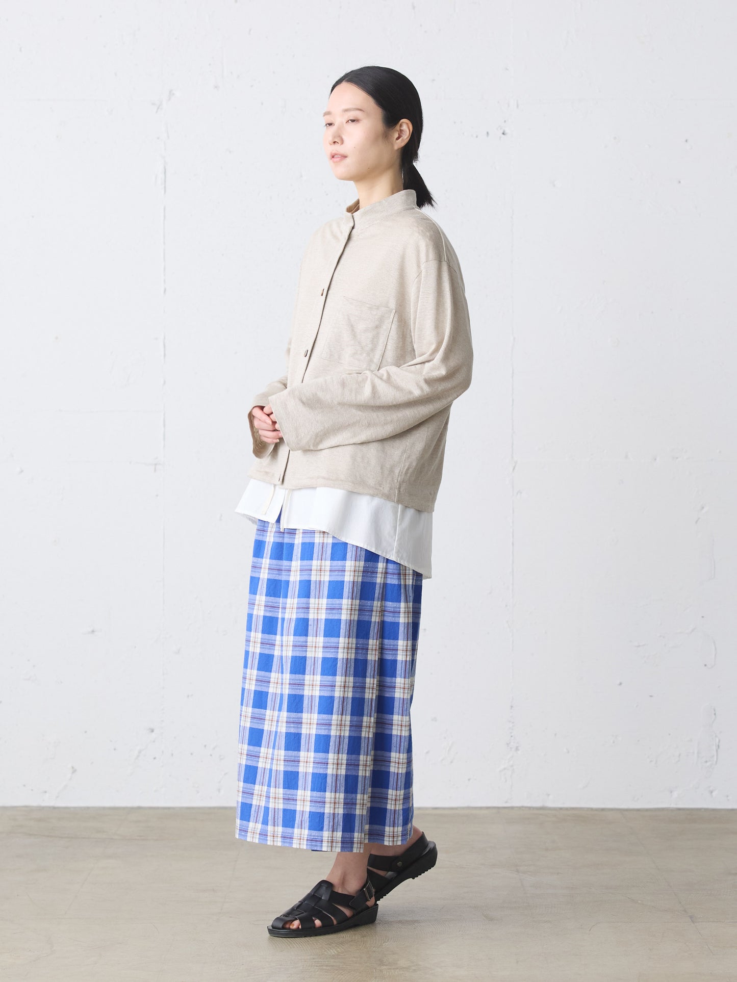 linen stand cardigan