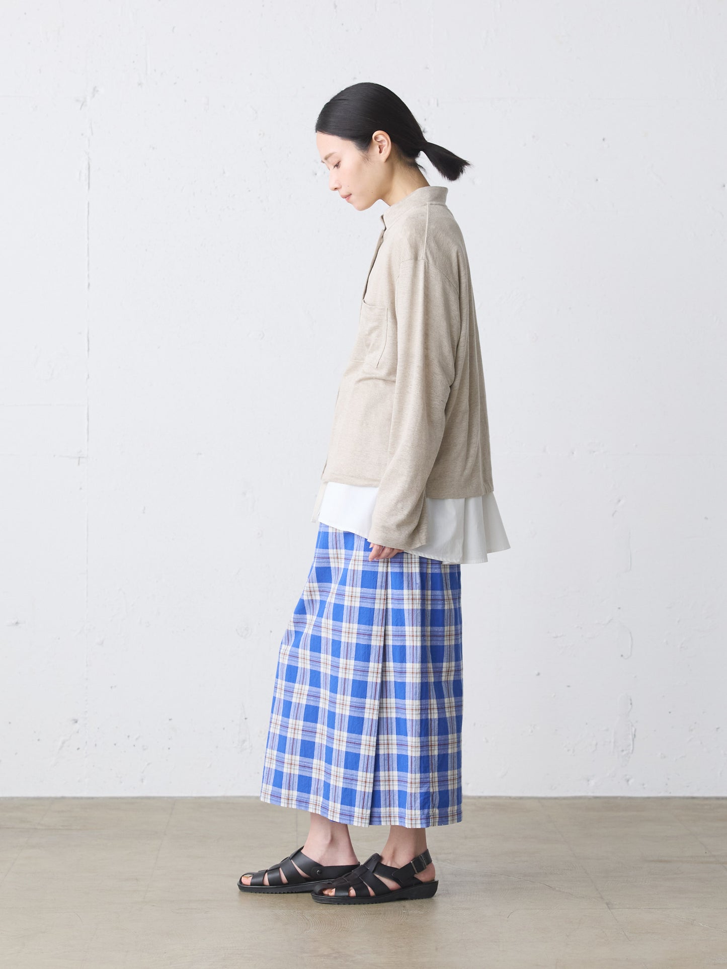 linen stand cardigan