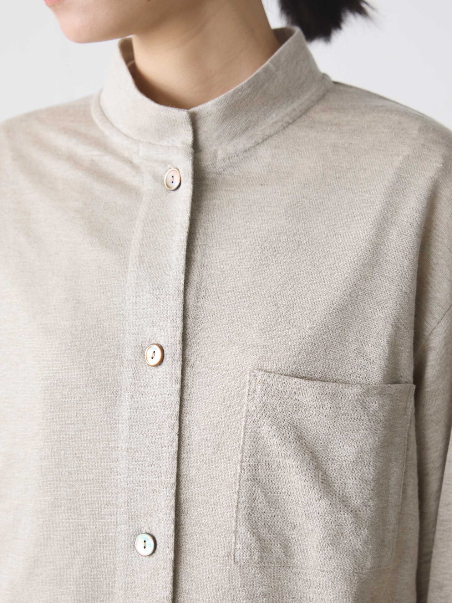 linen stand cardigan