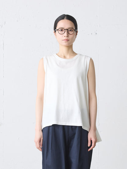 crew neck flare tank top