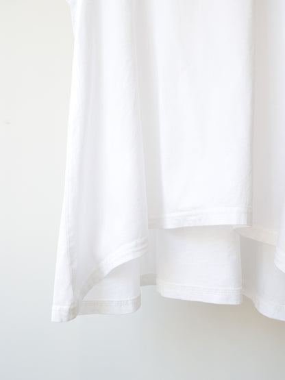 crew neck flare tank top
