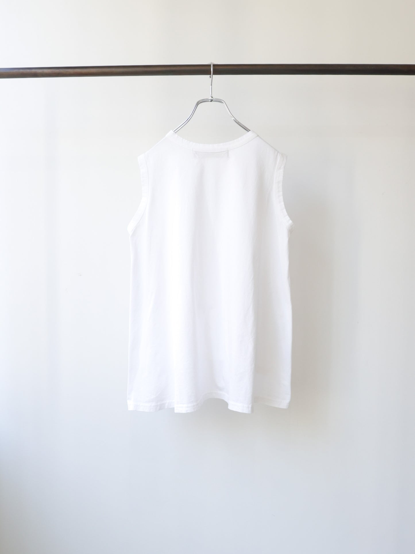 crew neck flare tank top