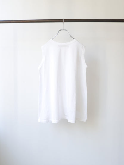 crew neck flare tank top