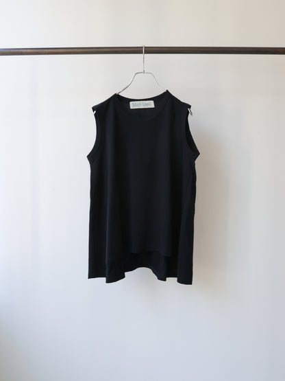 crew neck flare tank top
