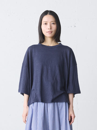 linen wide pullover