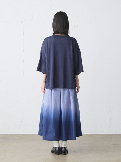 linen wide pullover