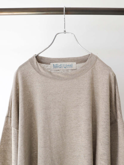 linen wide pullover