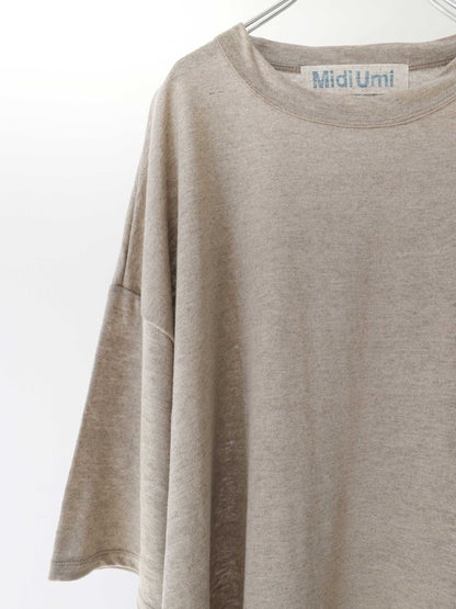 linen wide pullover