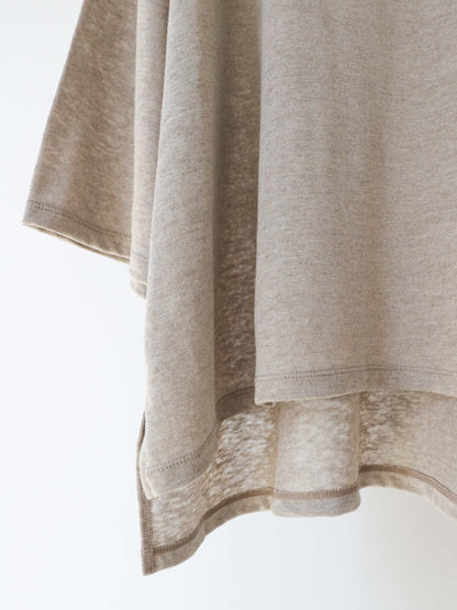 linen wide pullover