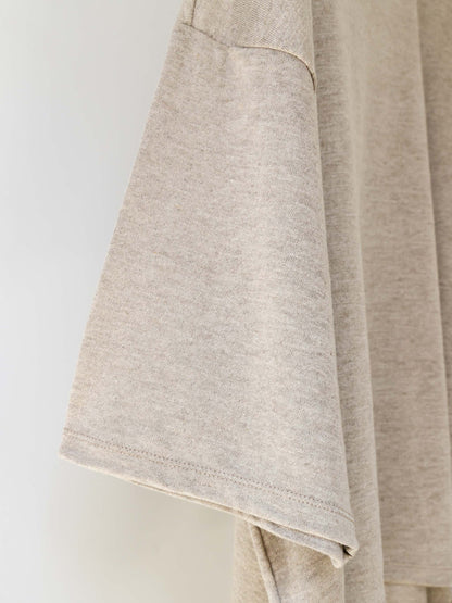 linen wide pullover