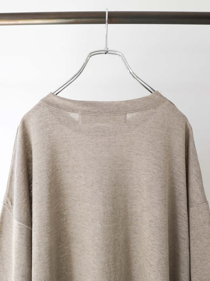 linen wide pullover