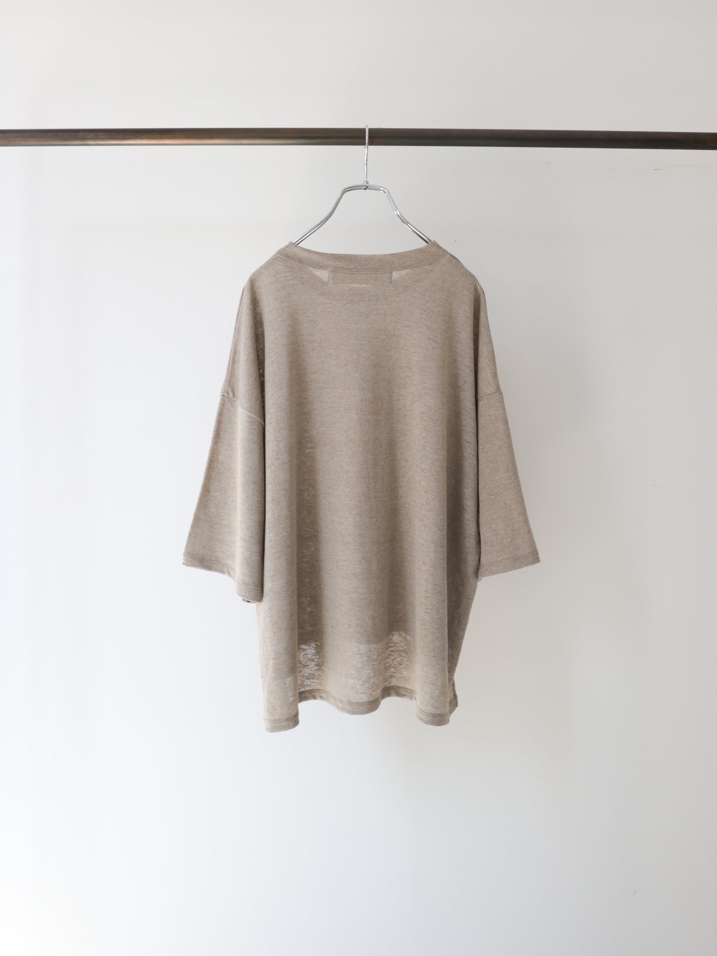 linen wide pullover
