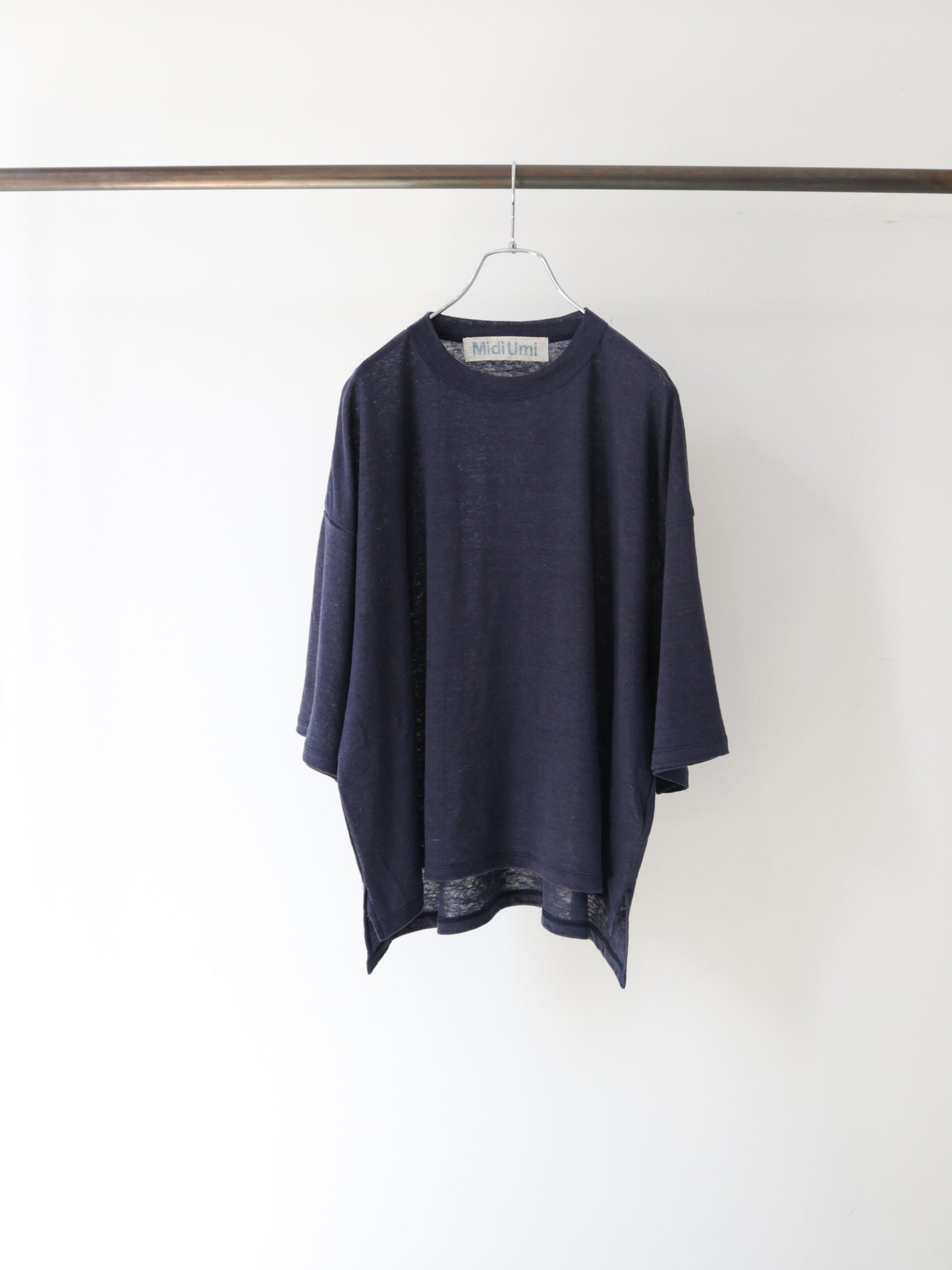 linen wide pullover