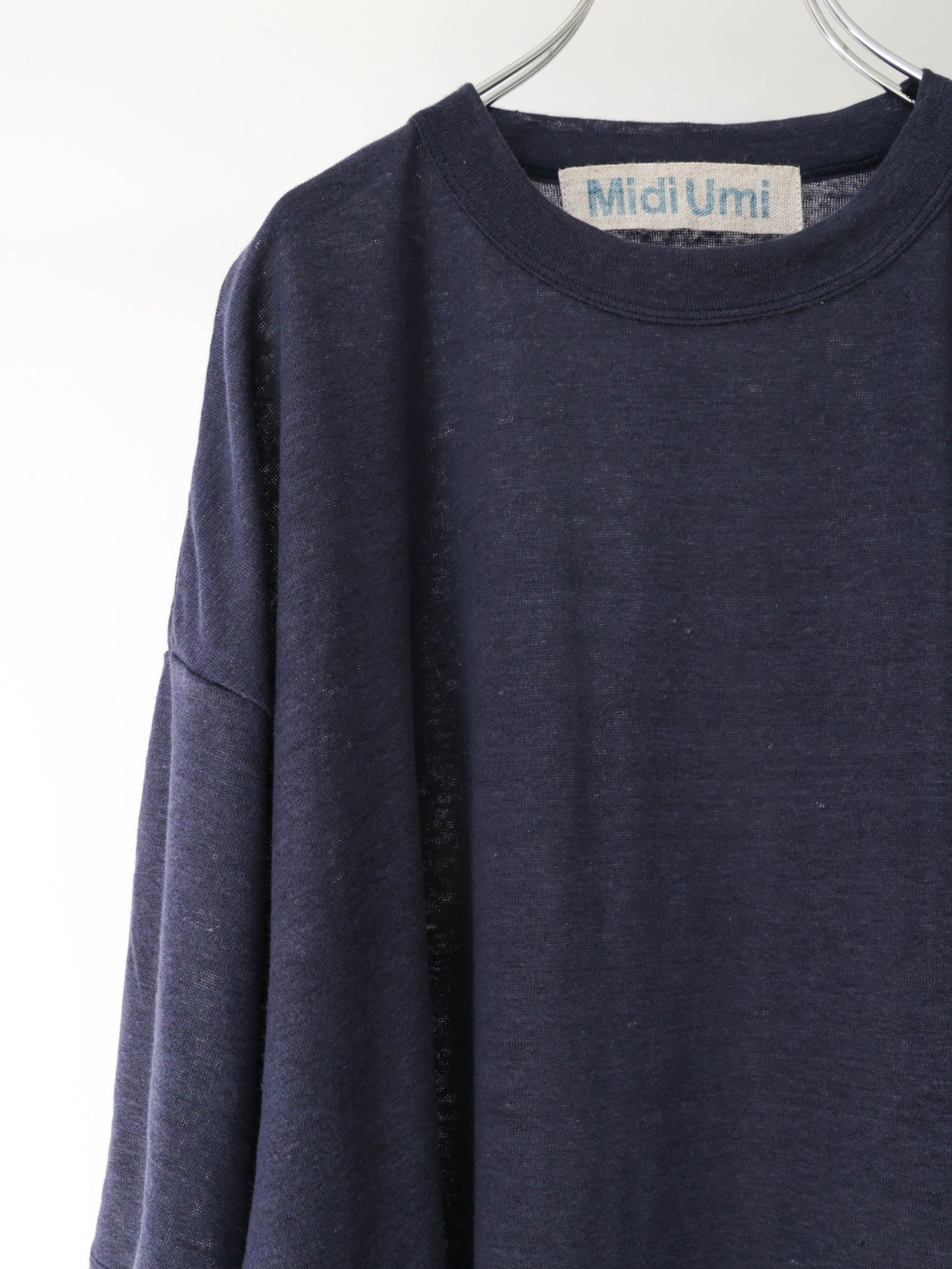 linen wide pullover