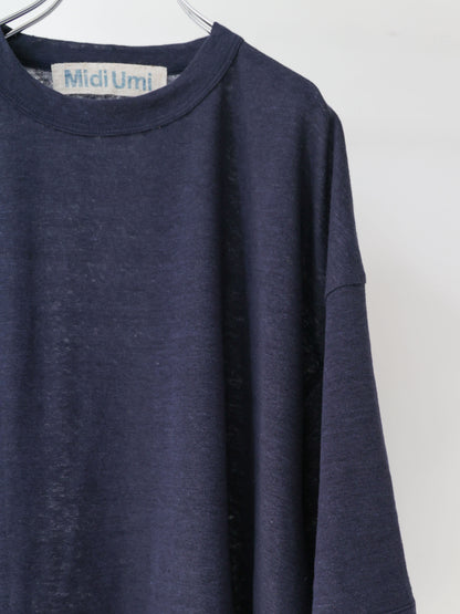 linen wide pullover