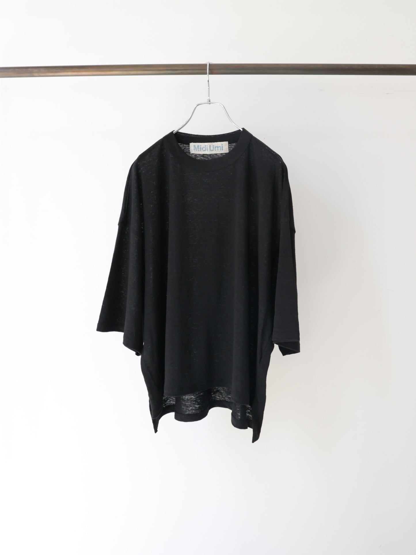 linen wide pullover