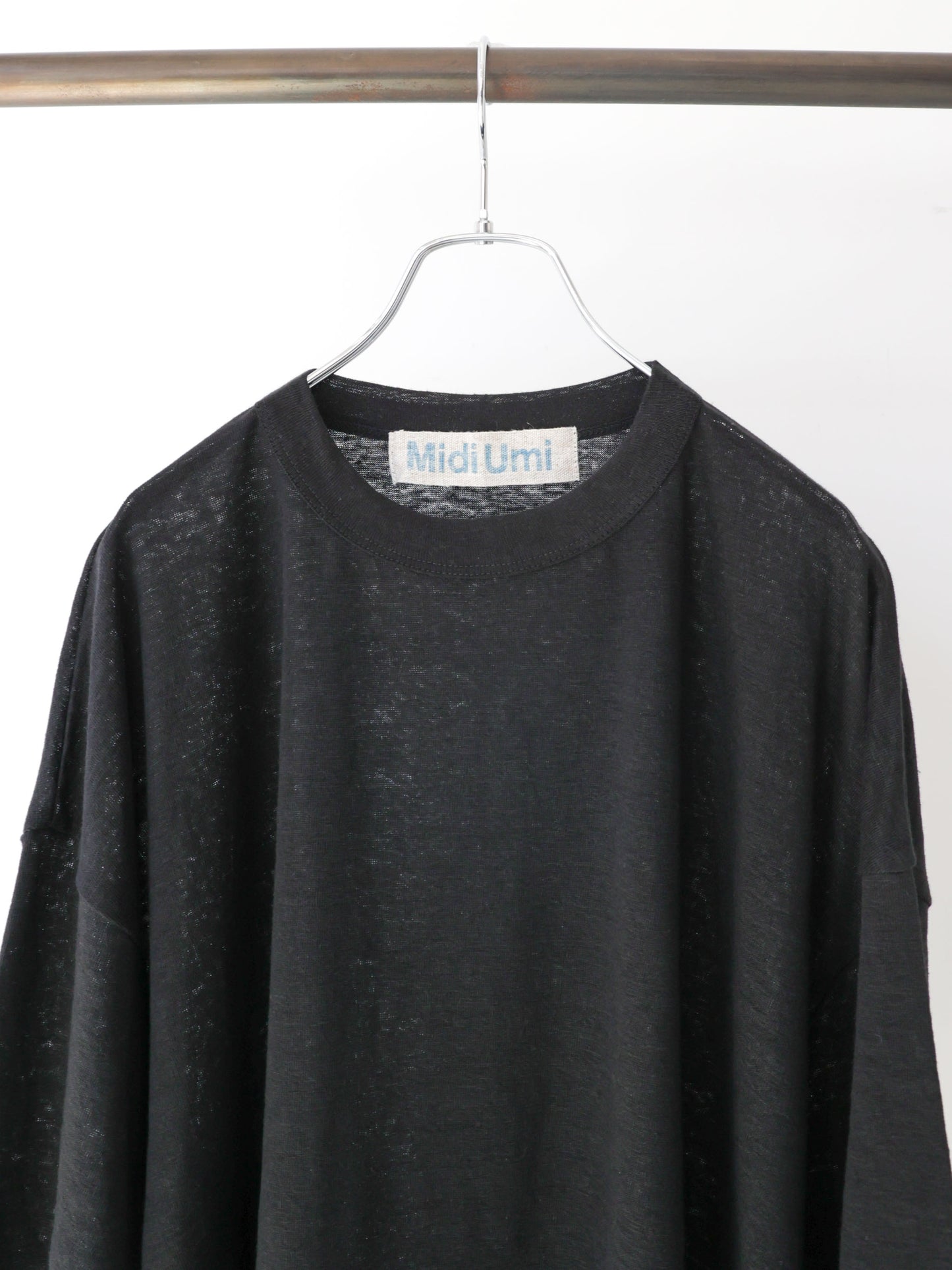 linen wide pullover