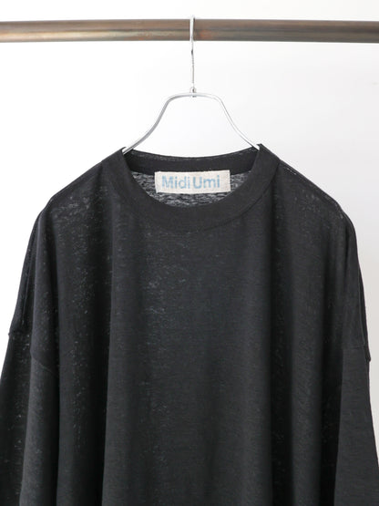 linen wide pullover