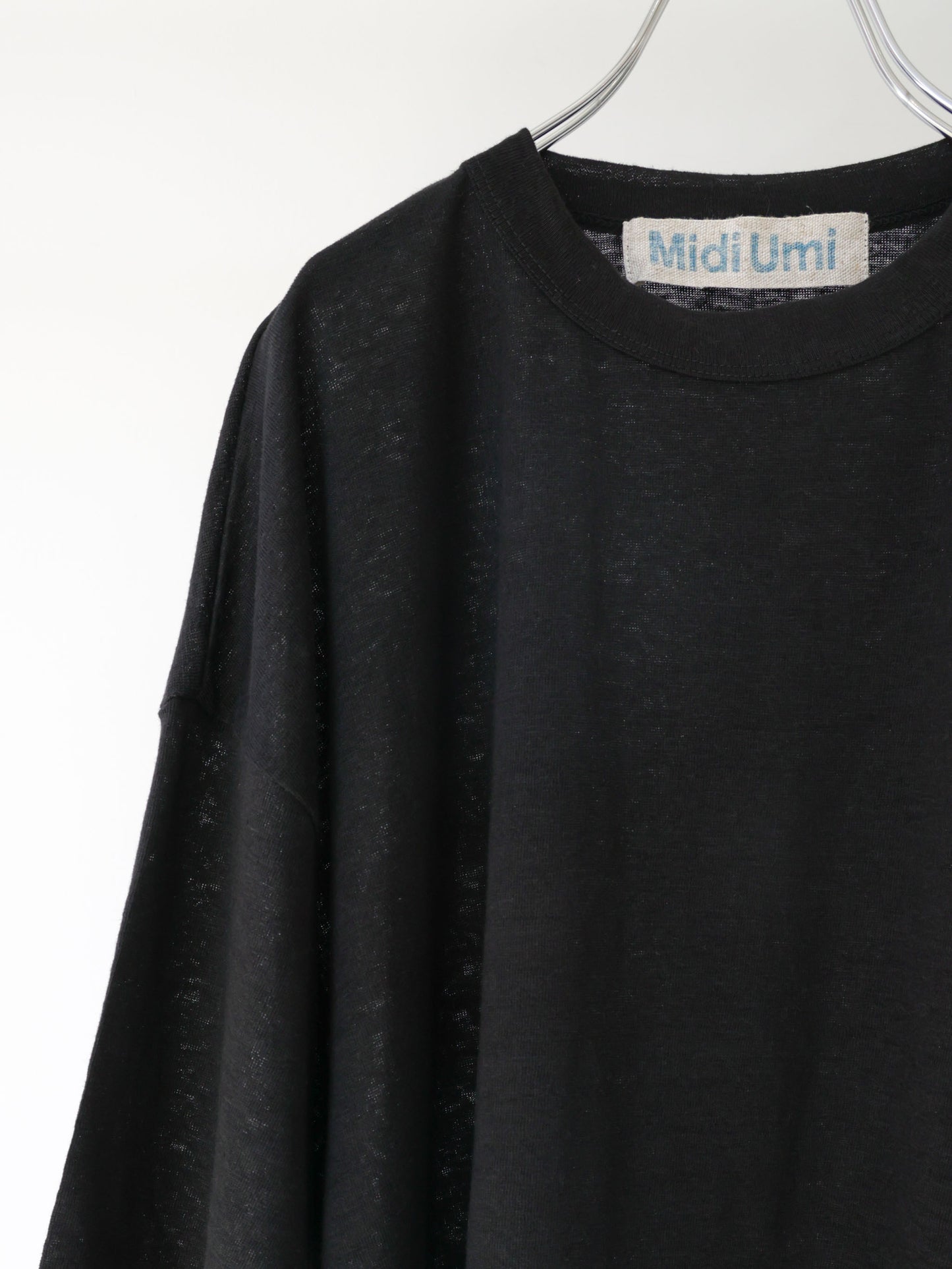 linen wide pullover