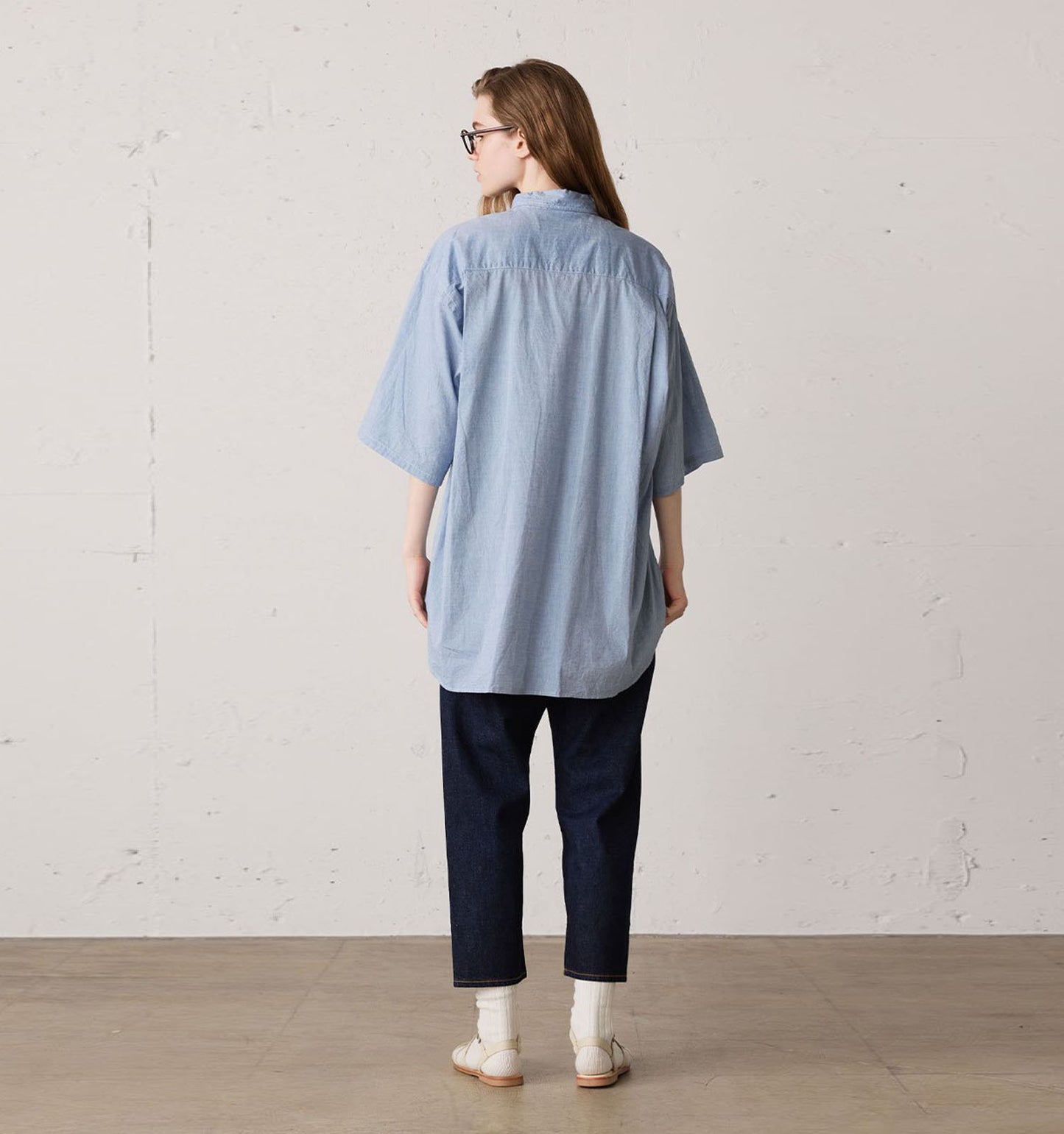 4/5 length denim pants