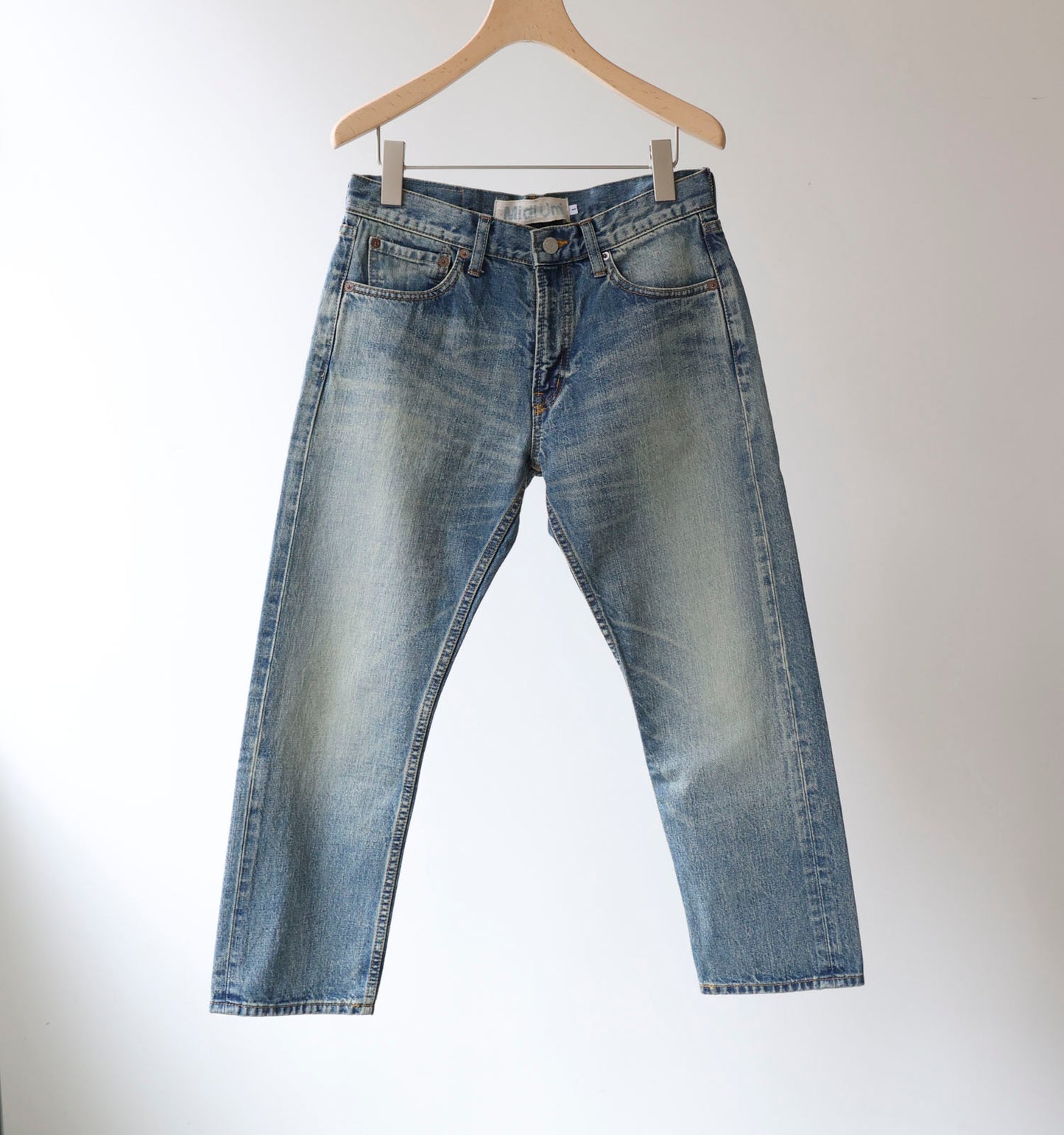 4/5 length denim pants
