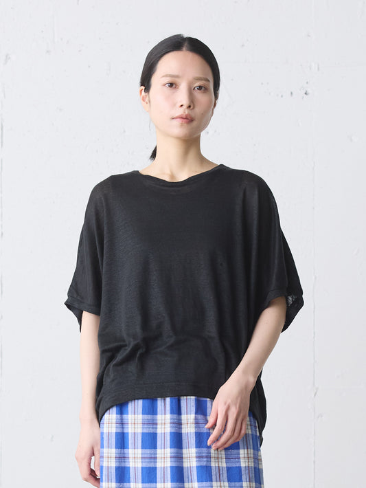 linen cocoon pullover