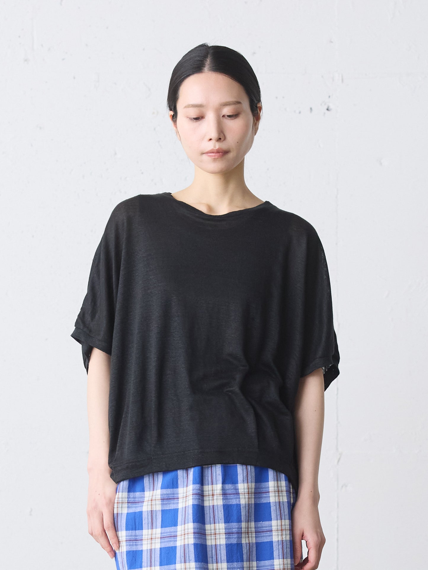 linen cocoon pullover