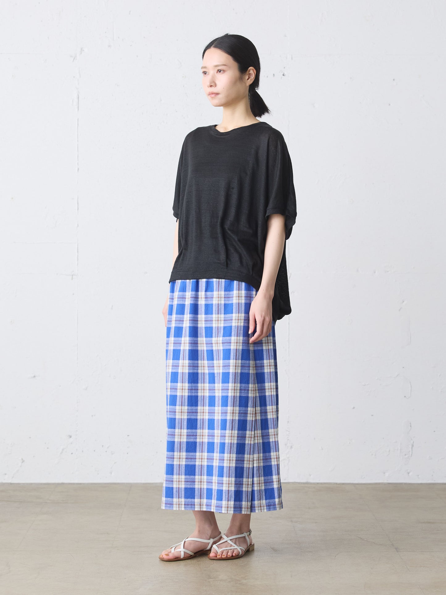 linen cocoon pullover
