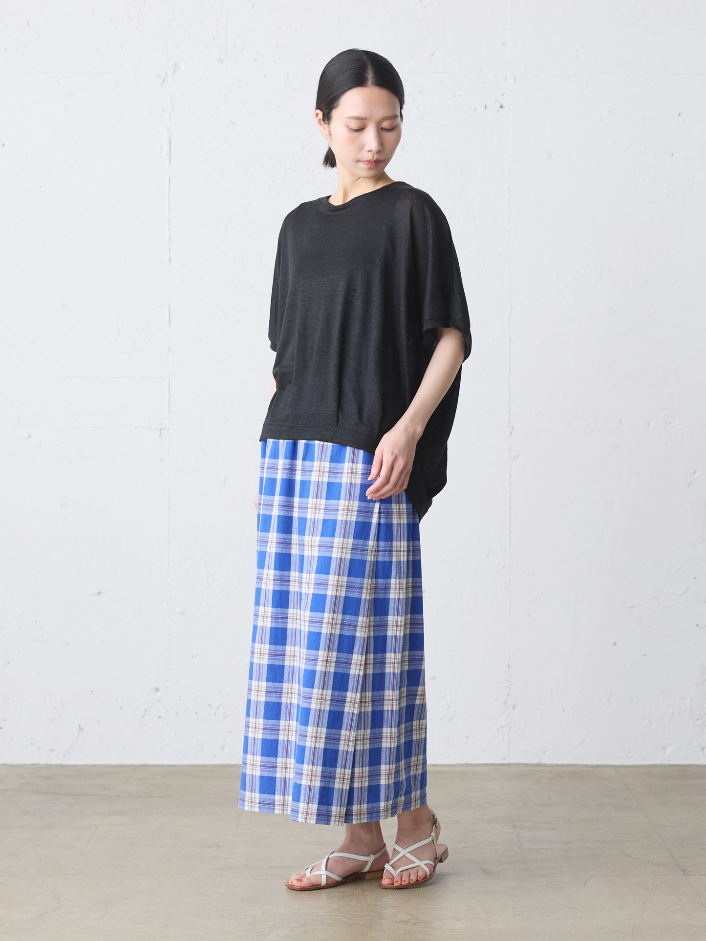 linen cocoon pullover