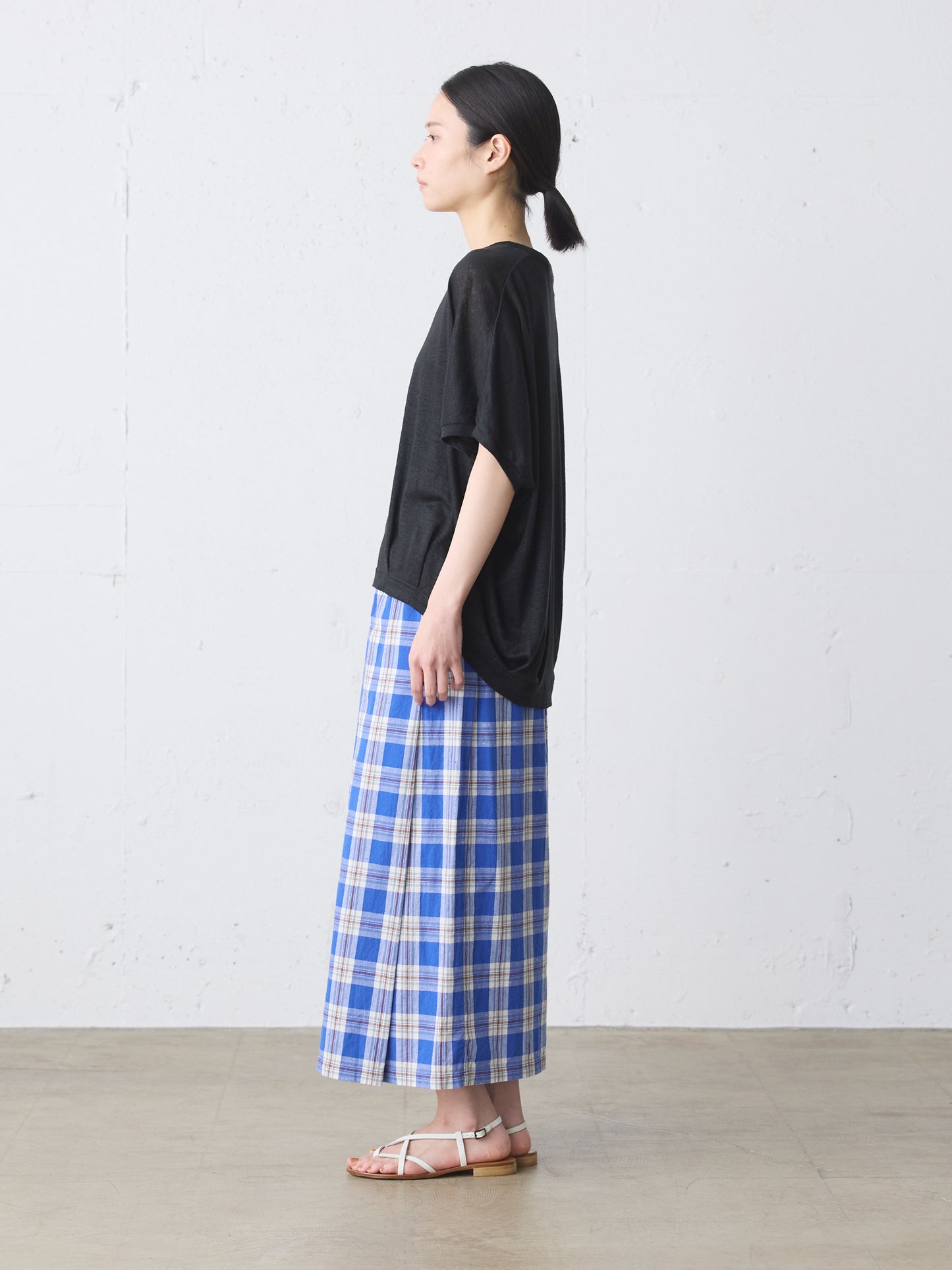 linen cocoon pullover
